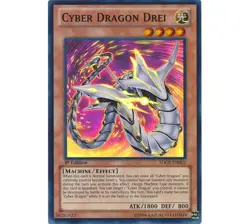 Yugioh - Cyber Dragon Drei (Super Rare) (1st Edition) - SDCR-EN002 P - Image 1