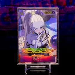 Vados Waifu Trading Card Dragon Ball Custom DBZ Japanese Flash Gold Foil Anime - Image 1