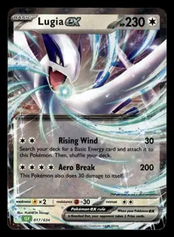 Lugia ex 017/034 CLV Ultra Rare Classic Collection Pokemon Card - Image 1