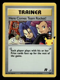 Here Comes Team Rocket! 15/82 Celebrations Pokemon Card - Image 1