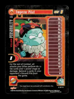 Emperor Pilaf 129 Dragon Ball GT Trading Card TCG CCG - Image 1