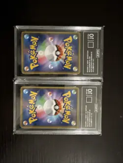 Pokemon Team Aqua's Kyogre EX Team Magma's Groudon EX RR Card Japanese - Image 2