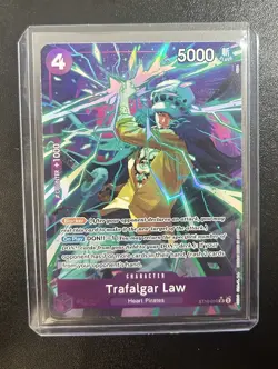 Trafalgar Law Alt Art ST10-010 SR One Piece Card Game Premium Booster PRB-01 NM - Image 1