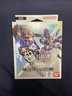 Gundam Card Game Start Deck Heroic Beginnings [ST01] Pack [Bandai] Japan - Image 1