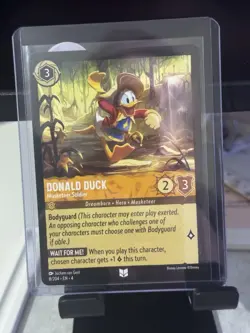 Disney Lorcana TCG Ursula's Return Donald Duck Musketeer Soldier Card 8/204 - Image 1