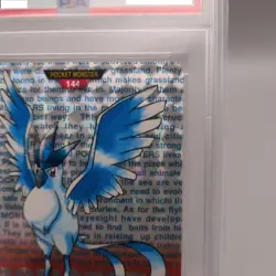 PSA9 Pokemon Card Japanese Bandai Carddass Vending Articuno Prism 1996 Red - Image 3