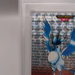 PSA9 Pokemon Card Japanese Bandai Carddass Vending Articuno Prism 1996 Red - Image 4