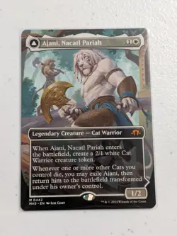 MTG Ajani, Nacatl Pariah - Borderless - Modern Horizons 3 NM - Image 1