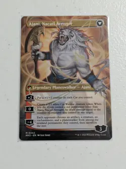 MTG Ajani, Nacatl Pariah - Borderless - Modern Horizons 3 NM - Image 2