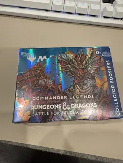 Commander Legends: Battle for Baldur's Gate - Collector Booster Box MTG Brand Ne 195166181714 - Image 1