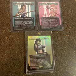 Tifa, Martial Artist #0206 (Borderless) (FOIL) Unplayed NM MTG Final Fantasy - Image 1