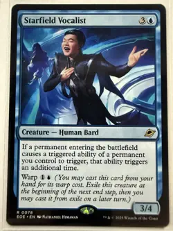 MTG Starfield Vocalist (0078) *Non-Foil* Base Rare Edge Of Eternities NM/MT - Image 1