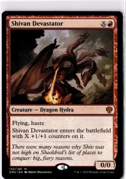 Shivan Devastator NM* Dominaria United ENGLISH 143/281 mtg -UnltdCards - Image 1