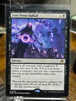 R 0128 Zero Point Ballad Rare Edge of Eternities MTG EOE Sorcery - Image 1