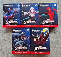 New Magic MTG Spider-Man Spiderman All 5 Welcome Decks SDCC 2025 Special Event - Image 1