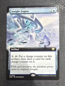 Insight Engine (Extended Art) Commander: Edge of Eternities Regular MTG NM Magic - Image 1