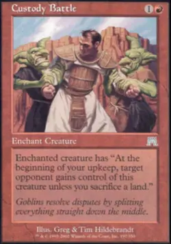 Custody Battle - Medium Play MTG Onslaught - Image 1
