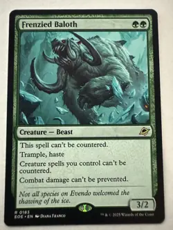 Frenzied Baloth Beast Rare Creature Edge of Eternities EOE 0183 MTG Card - Image 1