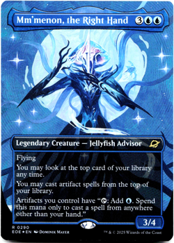 Mm'menon, the Right Hand (Borderless) - FOIL - Edge of Eternities - MTG Magic 💧 - Image 3