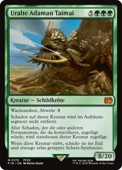 MTG Magic the Gathering FINAL FANTASY Ancient Adamantoise mythic deutsch - Image 1