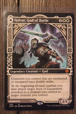 MTG TCG Halvar, God of Battle (Showcase) Kaldheim Regular (Non Foil) - Image 2