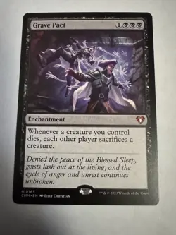 MTG Grave Pact Commander Masters NM - Image 3