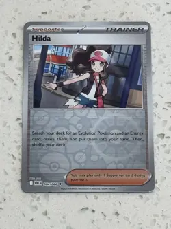 Pokemon TCG Hilda Trainer 084/086 SV White Flare Reverse Holo NM Pack Fresh - Image 1
