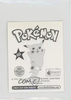Professor Oak Merlin Pokemon Album Stickers Silver Prism #S33 1999 2s1 - Image 2