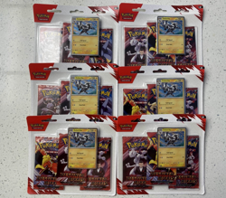 Pokemon TCG: Destined Rivals 3 Pack Blister Zebstrika (LOT OF 6) - Ships Now - Image 1