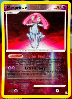 🔥 Pokemon Legends Awakened - Mesprit - 34/146 - Reverse Holo Rare - MP/LP 🔥 - Image 1