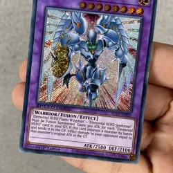 Yugioh! Elemental HERO Shining Flare Wingman - SGX3-ENI25 - Secret Rare - 1st Ed - Image 3
