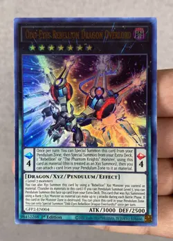 Yugioh Odd-Eyes Rebellion Dragon-Overlord GFP2-EN004 ULTRA RARE NM 1ST ED - Image 1