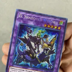 Yugioh El Shaddoll Winda SHVA-EN049 Secret Rare 1st Ed NM - Image 2