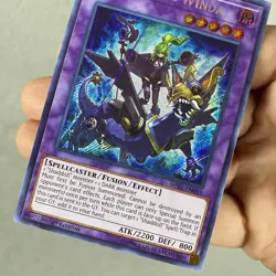 Yugioh El Shaddoll Winda SHVA-EN049 Secret Rare 1st Ed NM - Image 3