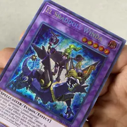 Yugioh El Shaddoll Winda SHVA-EN049 Secret Rare 1st Ed NM - Image 4