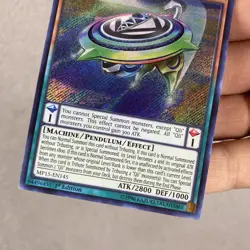 | Yugioh Qliphort Disk MP15-EN145 1st Edition Secret Rare NM - Image 3