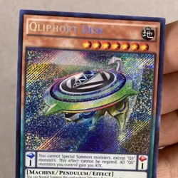 | Yugioh Qliphort Disk MP15-EN145 1st Edition Secret Rare NM - Image 4