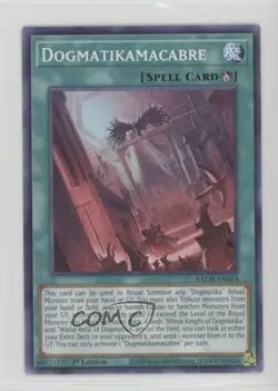 Dogmatikamacabre 1st Ed. YuGiOh Battle of Chaos #BACH-EN054 0ib4 - Image 1