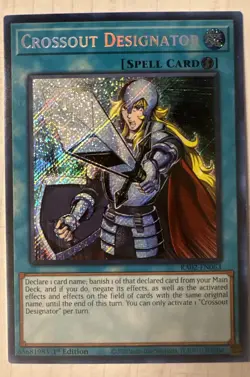 *** CROSSOUT DESIGNATOR *** 1ST EDITION SECRET RARE RA02-EN063 YUGIOH! - Image 1