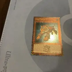 Yugioh! Test Tiger RA03-EN189 Quarter Century Secret Rare 1st Edition NM - Image 2