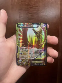 Pokemon TCG Ho-Oh EX Holo Card 92/122 XY Breakpoint Ultra Rare NM Condition - Image 1