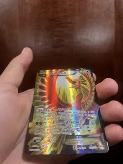 Pokemon TCG Ho-Oh EX Holo Card 92/122 XY Breakpoint Ultra Rare NM Condition - Image 2