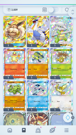 Pokemon TCG (Trading Card Game) Pocket 2 Crown Lugia + Eevee Bag + 2650 Pack HG - Image 3