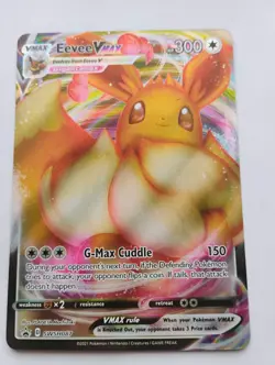 Eevee VMAX SWSH087 Sword & Shield Promo Card Near Mint Condition - Image 1