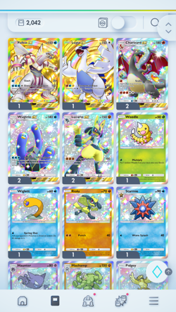 Pokemon TCG (Trading Card Game) Pocket 2 Crown Lugia + Palkia + 2580 Pack HG - Image 3