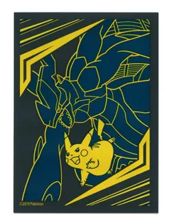 Pikachu 2019 Sun & Moon Team Up Individual Card Sleeve Pokemon Penny Sleeve - Image 1