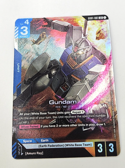 Gundam (GD01-001) - Newtype Rising #GD01-001 LR - NM Holo Foil Gundam Card Game - Image 3