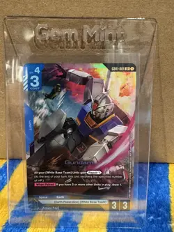 Gundam (GD01-001) - Newtype Rising #GD01-001 LR - NM Holo Foil Gundam Card Game - Image 1