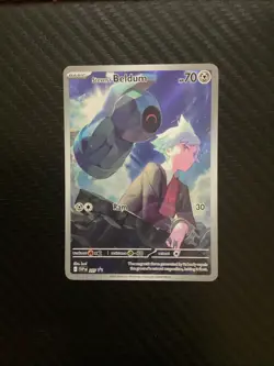 Steven's Beldum Pokemon TCG SVP 207 Rival Battle Deck Black Star Promo Card NM - Image 1
