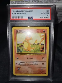 Santa Cruz Charmander Skateboard With PoP w/ PSA Graded 1999 Gem MT 10 Game Card - Image 5